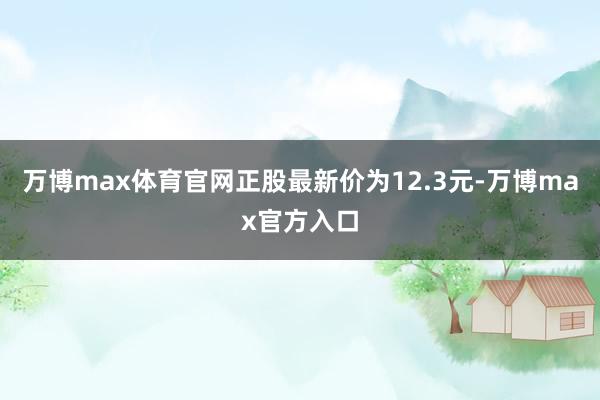 万博max体育官网正股最新价为12.3元-万博max官方入口