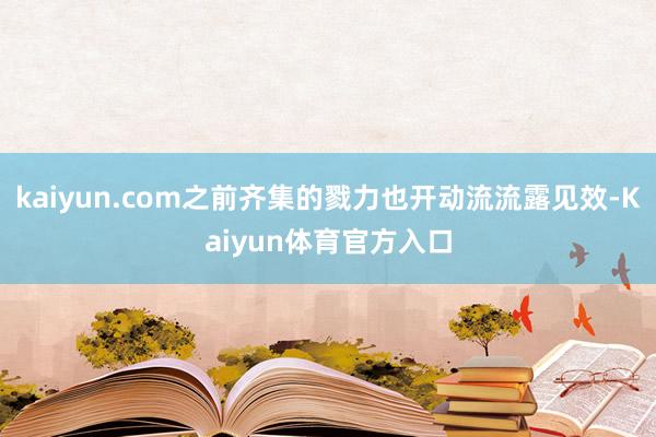 kaiyun.com之前齐集的戮力也开动流流露见效-Kaiyun体育官方入口